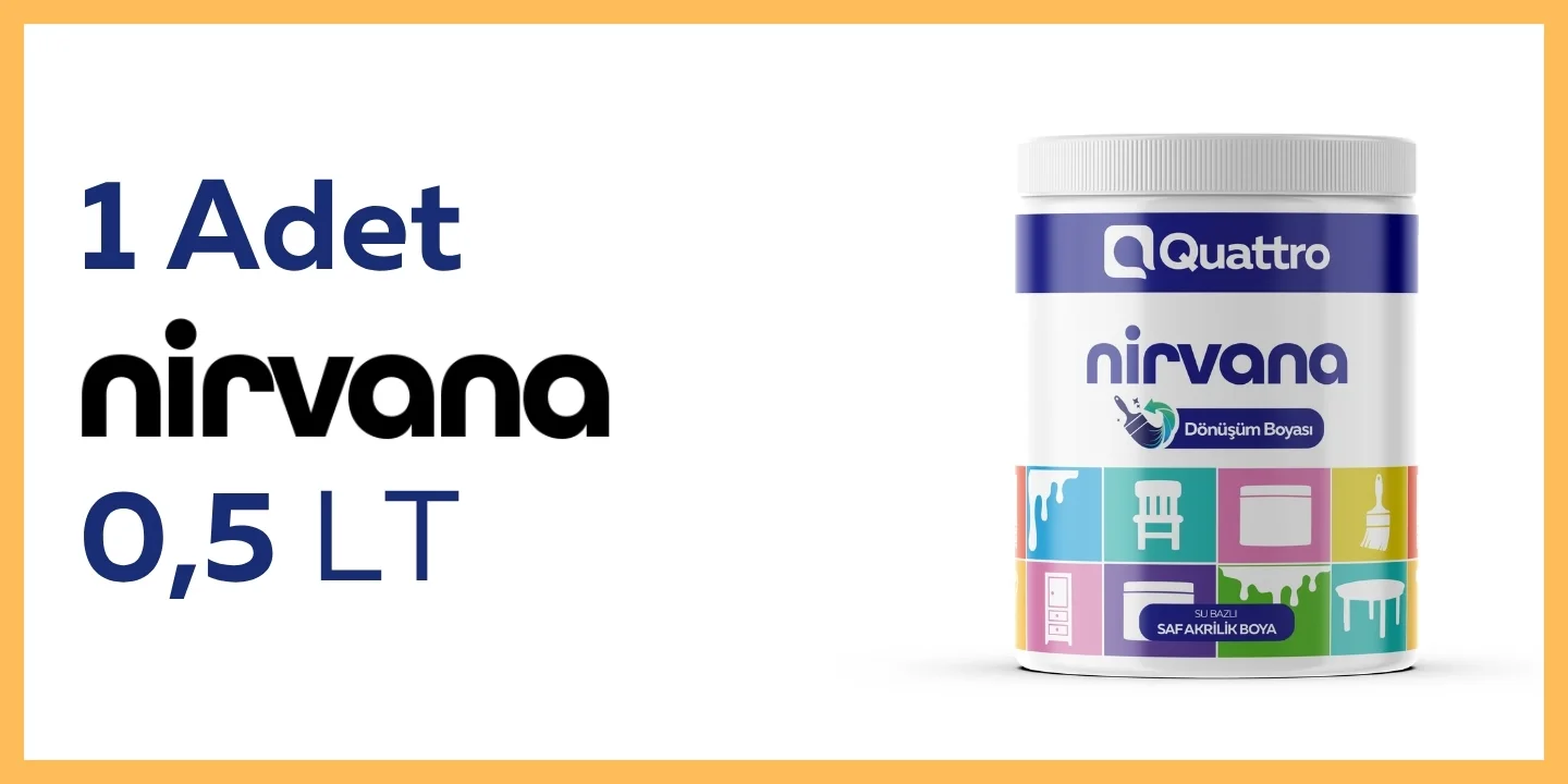 1 adet Nirvana Dönüşüm Boyası Toplam 0,5 Litre