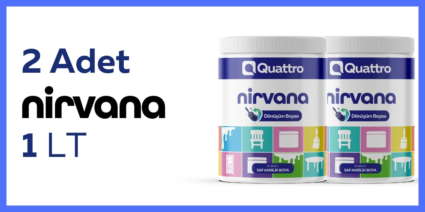 2 adet Nirvana Dönüşüm Boyası Toplam 2 Litre